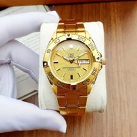 Đồng hồ nam Seiko chính hãng mã SNZB26J1 dây sắt vỏ vàng mặt vàng 42mm