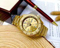 Đồng hồ nam Seiko chính hãng mã SRPE74K1 mặt tròn Full màu vàng Gold 18k  42.3mm