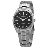 Đồng Hồ Nam Seiko Classic Quartz Black Dial Men's Watch SUR375