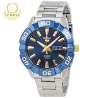 Đồng hồ Nam Seiko cơ tự động, 5 Sports kính cường lực Hardlex, dây thép không gỉ SRPA53K1