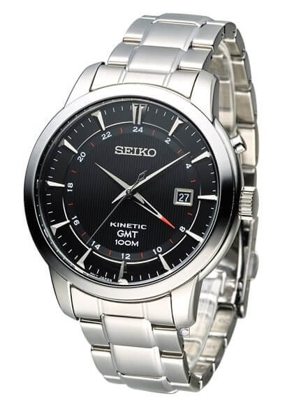 Đồng hồ nam Seiko Kinetic GMT SUN033P1