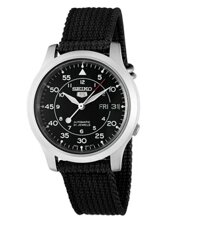 Đồng Hồ Nam Seiko Men's 5 Automatic Round Face Nylon Strap Watch SNK809K2