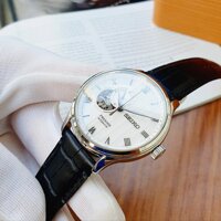 Đồng hồ nam Seiko Presage Open Heart 2018 White Leather – SSA379J1 Chàng hoàng tử trắng đẳng cấp cho anh em