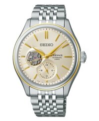 Đồng hồ nam Seiko Presage Classic Series Open Heart in Delicate Cream SPB480J1ilk