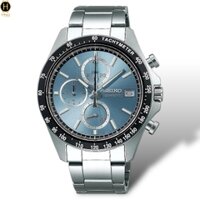 Đồng Hồ Nam Seiko Quartz Chronograph Tachymeter Spirit SBTR029 Dây Thép Mặt Xanh