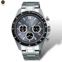 Đồng Hồ Nam Seiko Quartz Chronograph Tachymeter Spirit SBTR027 Dây Thép Mặt Xám