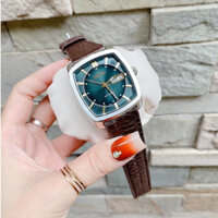 Đồng hồ nam seiko recraft automatic mặt vuông- dây da - size 40mm