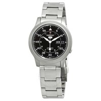 Đồng Hồ Nam SEIKO Series 5 Automatic Black Dial Men's Watch SNK809K1