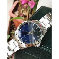 Đồng hồ nam Seiko SUR207 - Mặt dial xanh trẻ trung - Máy Automatic - kính cứng - Vỏ dây thép không gỉ