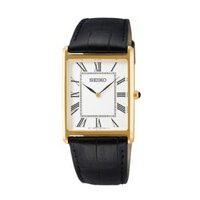 Đồng hồ Nam Seiko Tank Classic SWR052P1 Chính hãng, Quarzt Japan, Kính Sapphire chống trầy
