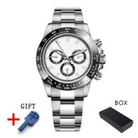 Đồng hồ nam Seno New Green Submariner Đồng hồ đeo tay thạch anh thông thường bằng thép không gỉ dạ quang