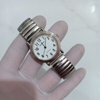 đồng hồ nam si hiệu DLASENA china dây chun màu bạc độ mới cao 95%