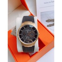 Đồng hồ nam Skagen 809XLTRB Rose Gold-plated and Black Mesh Titanium Watch, Authentic, Fullbox, Luxury diamond watch