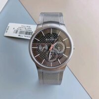 Đồng hồ nam Skagen Men's 809XLTTM Carbon Fiber Dial Titanium Watch, Authentic, Fullbox, Luxury diamond watch