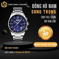Đồng hồ Nam SKMEI 9096 - Đồng Hồ Chạy Full 6 Kim Sành Điệu Chống Thấm Nước 3ATM