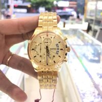 Đồng hồ nam SUNRISE 1166SA vàng Thể thao, full hộp thẻ chính hãng, Kính Sapphire