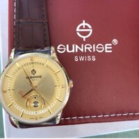 Đồng Hồ Nam Sunrise dây da