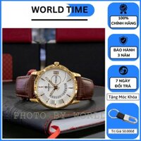 Đồng Hồ Nam Sunrise Dây Da 1130PA Full Box , Mặt kính Sapphire Chống Xước , Chống Nước , Dây Da Cao Cấp , Bảo Hành 3 Năm