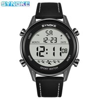 Đồng hồ nam SYNOKE Đồng hồ kỹ thuật số thể thao chống nước Đồng hồ hiển thị LED