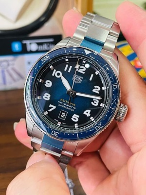 Đồng hồ nam Tag Heuer Autavia WBE5116.EB0173 Calibre 5 Chronometer Watch 42mm