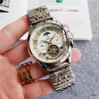 Đồng Hồ Nam Thời Trang Skeleton Automatic OM - Dây Thép - Size 42mm