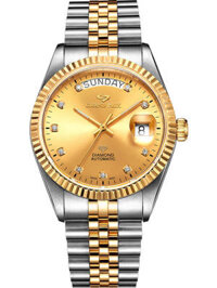 Đồng hồ nam Thụy Sỹ Grand Prix Day-Date GP99908G (Mạ vàng 18k)