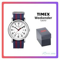 Đồng hồ nam TIMEX Weekender Central Park T2N747 38mm đồng hồ nam Nylon trắng [Trực tiếp từ NHẬT BẢN]