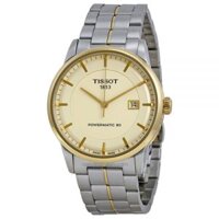 Đồng hồ nam Tissot – 41mm – Cơ – Luxury Powermatic 80 Ivory Demigold T086.407.22.261.00 (T0864072226100)