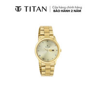 Đồng hồ Nam TITAN dây kim loại Regalia màu Bạc 42 mm - 1584YM02