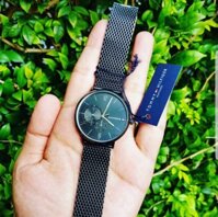 Đồng Hồ Nam Tommy Hilfiger Dây Kim Loại Đen 1791507 40mm Chính Hãng