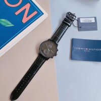 Đồng Hồ Nam Tommy Hilfiger Dây Da Đen 1791310 44mm Chính Hãng