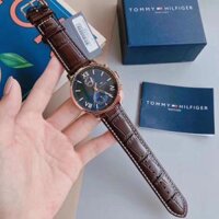Đồng Hồ Nam Tommy Hilfiger Dây Da Nâu 1791308 44mm Chính Hãng