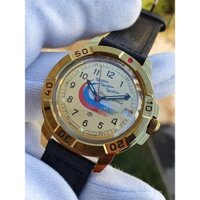 Đồng hồ nam Vostok máy cơ lên giây, size mặt 39, size dây 18. Đồng hồ Nga Vostok Komandirskie 439564