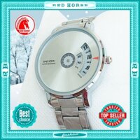 Đồng hồ nam Wilon 938 mặt số quay mặt trắng tặng hộp tặng pin