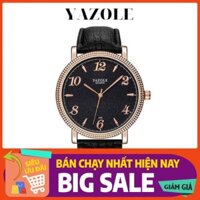 Đồng Hồ Nam YAZOLE Chính Hãng Y436 Mặt Tròn Công Sở Thanh Lịch Trẻ Trung Kèm Hộp Đựng