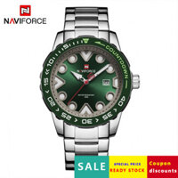 Đồng hồ nam NAVIFORCE/Lingxiang 9178 thời trang thể thao 2025, chống nước, dây thép quartz, đồng hồ lịch nam doanh nhân J6WB