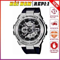 Đồng hồ nam G-Shock.GST-410-1A.Mặt 51mm,dây cao su,chống sốc,hiển thị kim điện tử.