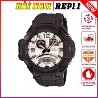 Đồng hồ nam G-Shock.GA-1000-2ADR.Mặt 51mm,la bàn,chống sốc,đo nhiệt độ,hiển thị kép,dây cao su.