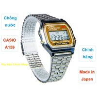 Đồng Hồ Nam/Nữ Casio A159 Gold .g., Made In Japan, Chống Nước, Siêu Bền, Pin Lâu 7 năm