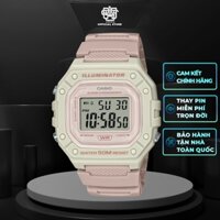 Đồng Hồ Nam/Nữ Casio W-218HC-4A2 Hàng Chính Hãng, Chống Nước 50m