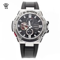 Đồng Hồ Năng Lượng Mặt Trời Nam Casio G-Shock WATCHSTORE GST-B100-1ADR Mặt Kính Khoáng 53.8mm, Dây Nhựa Cao Cấp