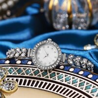 Đồng hồ nàng tiên cá cao cấp cho phụ nữ, đồng hồ quartz dây chuyền thanh lịch và nhỏ gọn, mặt số kim cương sang trọng nhẹ, đồng hồ đeo tay nữ sinh 2.18