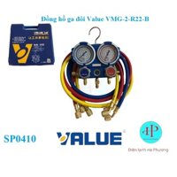 Đồng hồ nạp gas đôi Value R22 - Mới 100% - F750