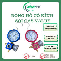 Đồng hồ nạp gas lạnh đơn VALUE có kính soi gas hàng chính hãng cao cấp