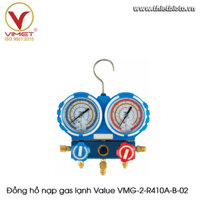 Đồng hồ nạp gas lạnh Value VMG-2-R410A-B-02