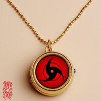 Đồng hồ Naruto, dây chuyền Kakashi, đồng hồ bỏ túi Sharingan, mặt dây chuyền, học sinh lớp Sasuke Itachi [cxy]