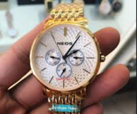 Đồng hồ Neos Hồng Kong chính hãng size 42mm, 6 kim, kính saphire, máy Nhật chính xác và bền bỉ