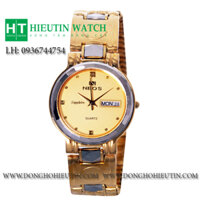 Đồng hồ Neos N-103G - Mặt vàng