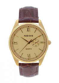 Đồng hồ Neos N-40703M nam dây da 4 kim