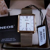 Đồng hồ Neos No.40674M mặt vuông dây lưới